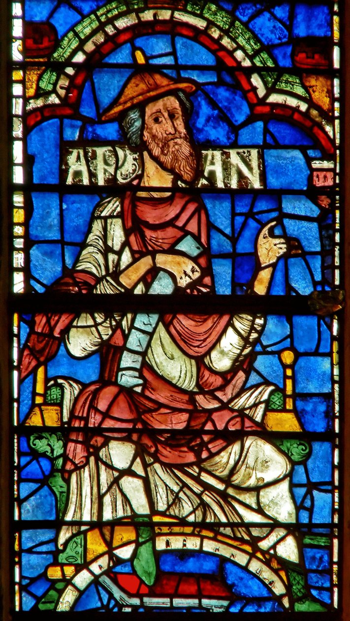 Fenster mit einer genealogischen Figur: Aram von English School