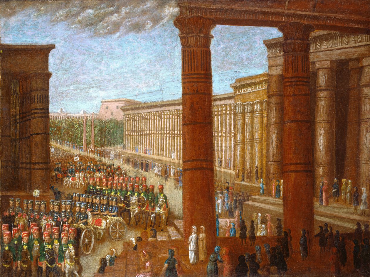 Pharaos Armee marschiert von Erastus Salisbury Field