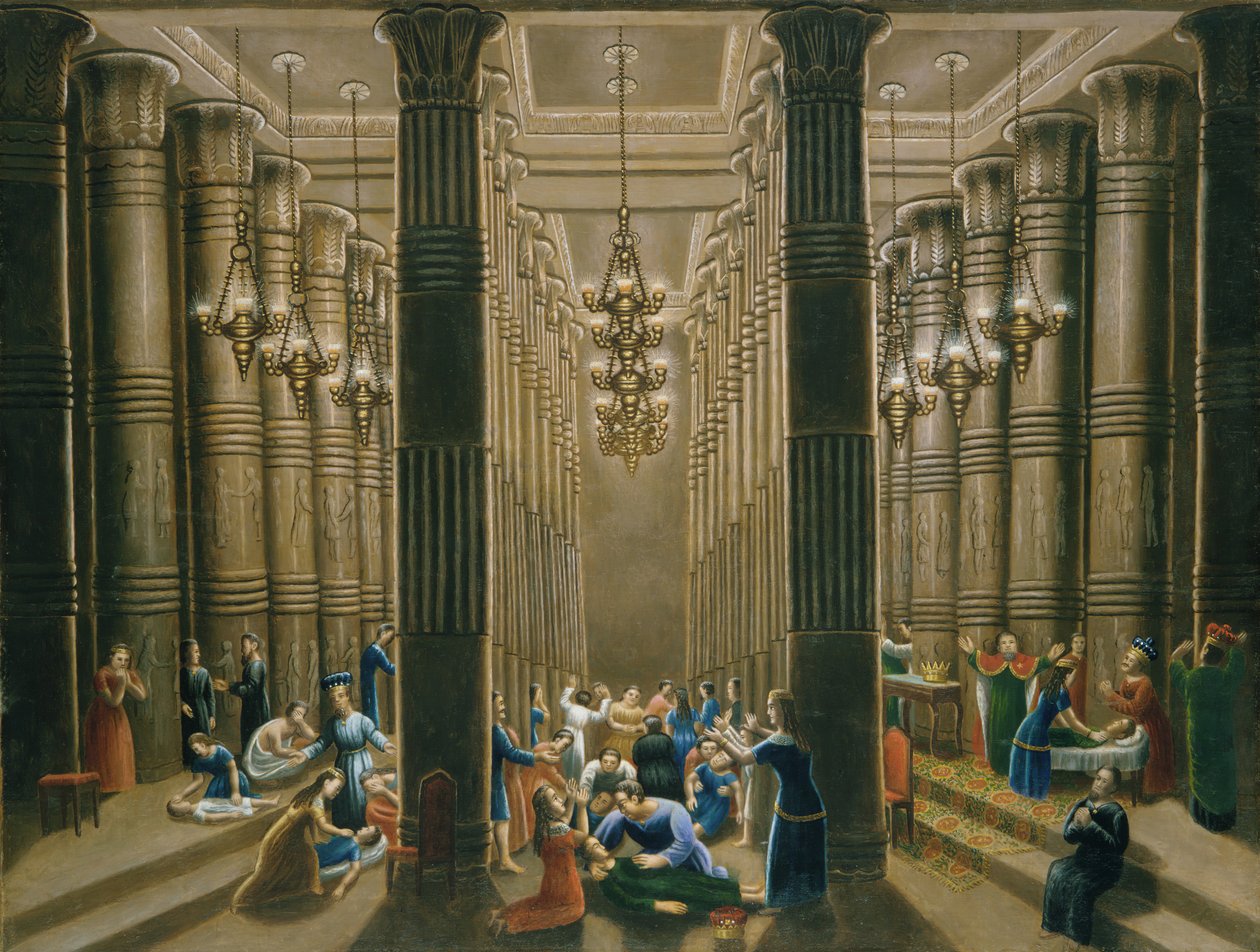 Der Tod des Erstgeborenen, 1865-80 von Erastus Salisbury Field