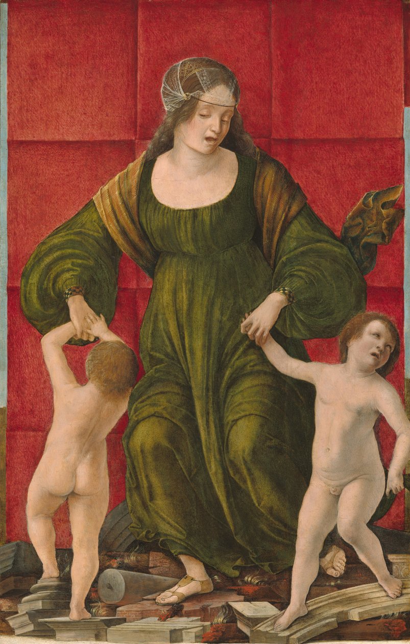 Die Frau von Hasdrubal und ihre Kinder, ca. 1490-1493 von Ercole de