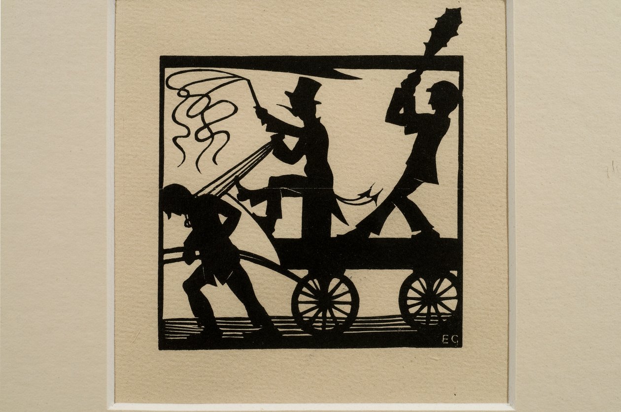 Stumm getriebene Rinder von Eric Gill