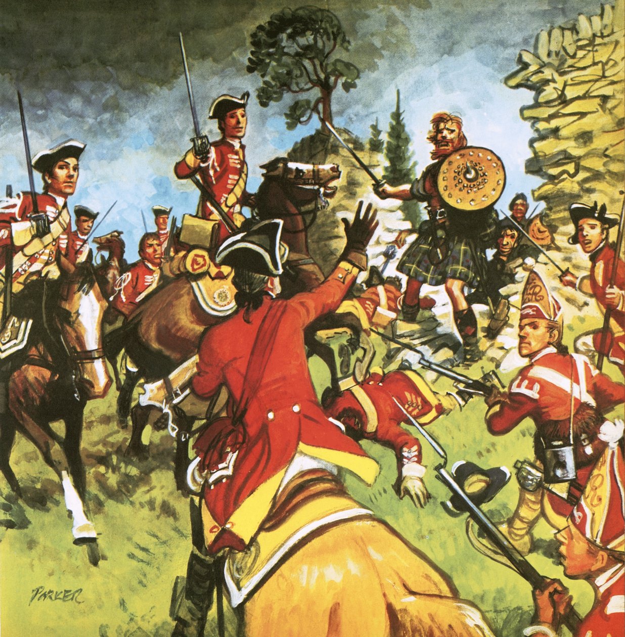 Schlacht von Culloden von Eric Parker