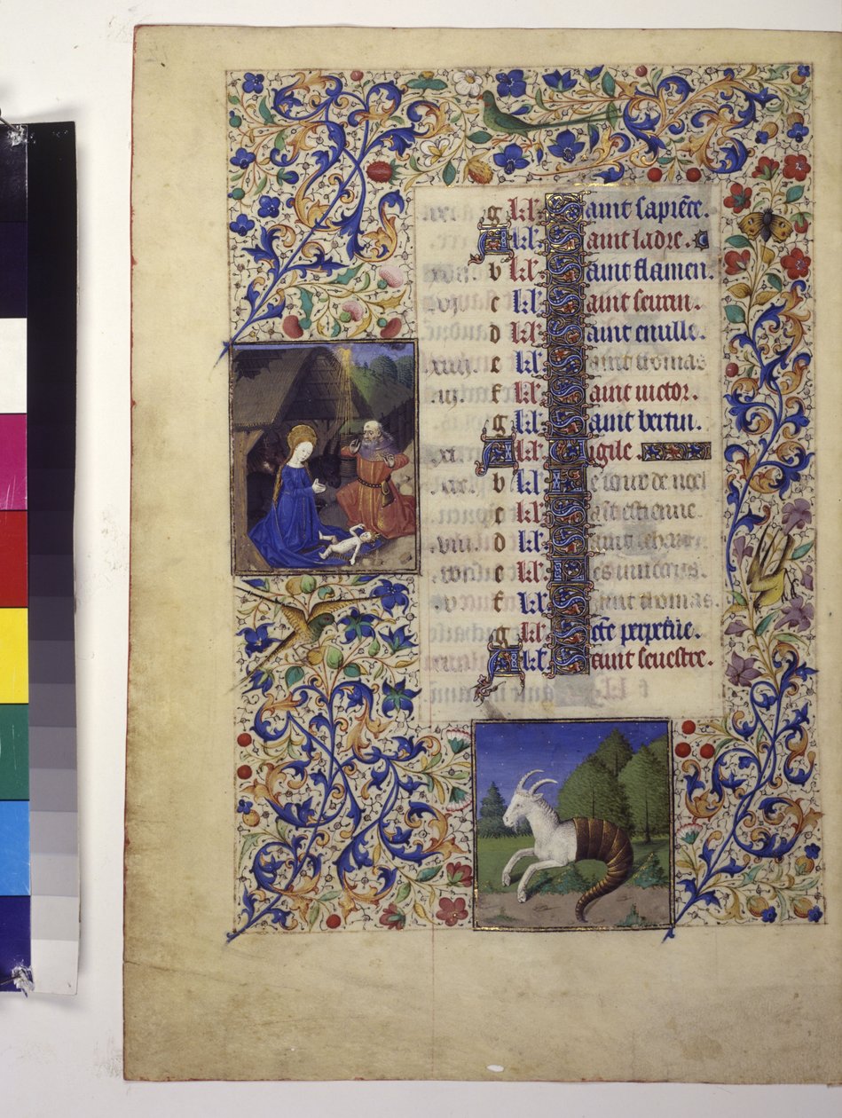 Ganzseitig: Kalenderseite für Dezember von Erich Lessing