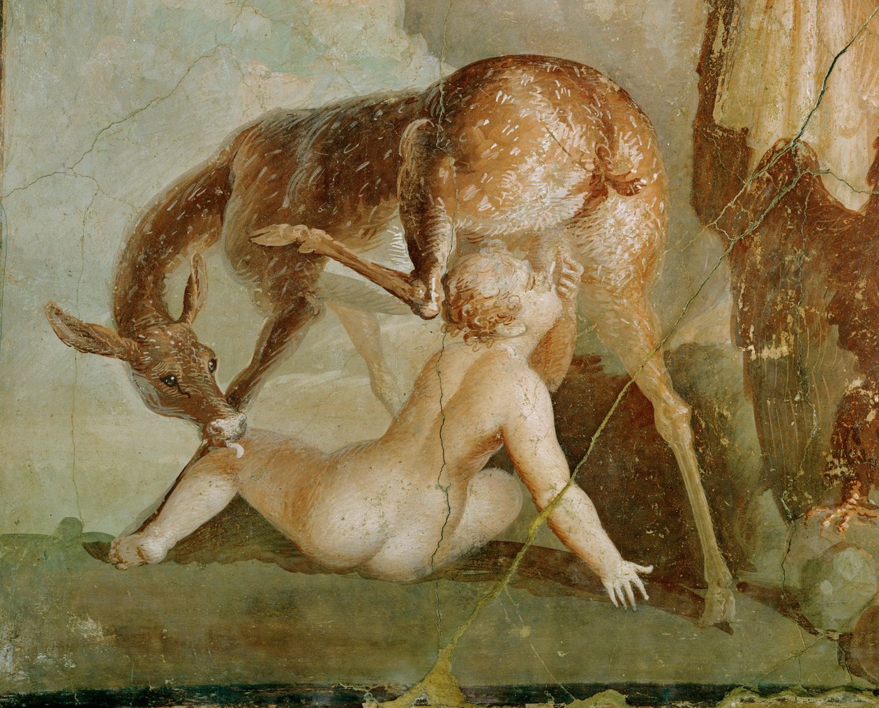 Herakles findet seinen Sohn Telephos in Arkadien von Erich Lessing