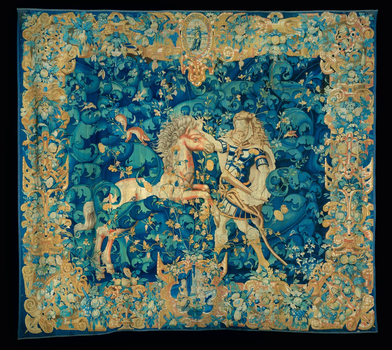 Herkules entführt eines der Pferde des Diomedes von Erich Lessing