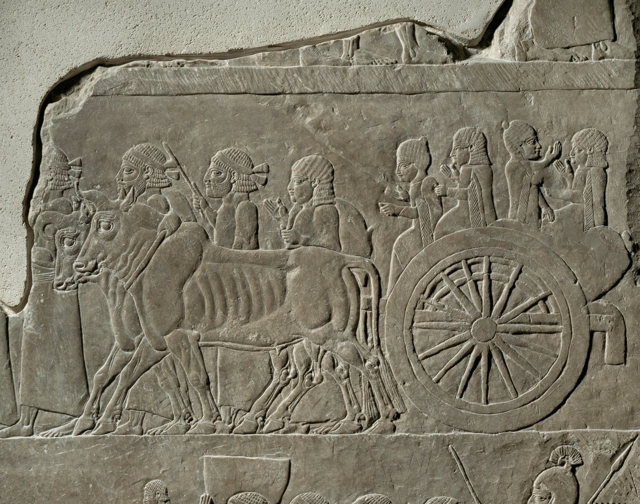 König Assurbanipals Feldzug gegen Elam (Detail) von Erich Lessing