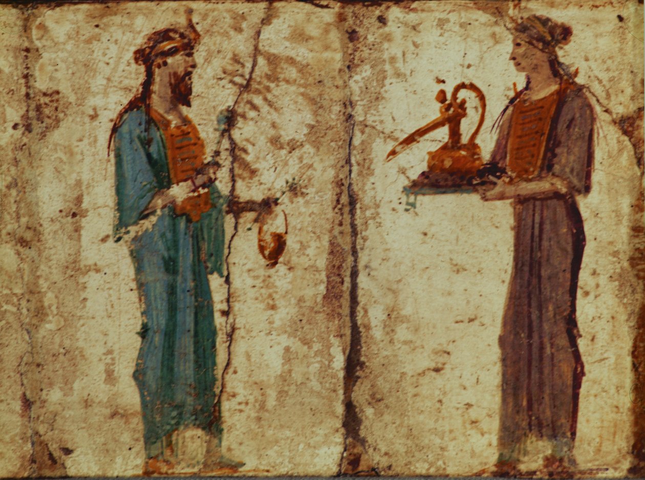 Priester und Priesterin der Isis von Erich Lessing