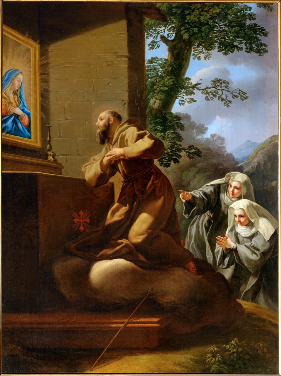 Der heilige Franziskus von Paula in Ekstase von Erich Lessing