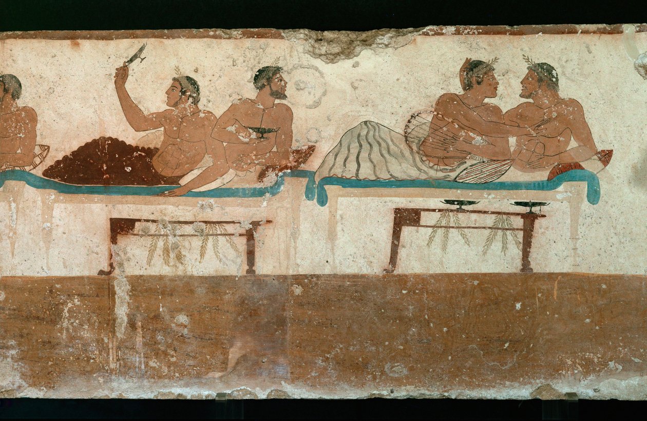 Das Begräbnisbankett von Erich Lessing