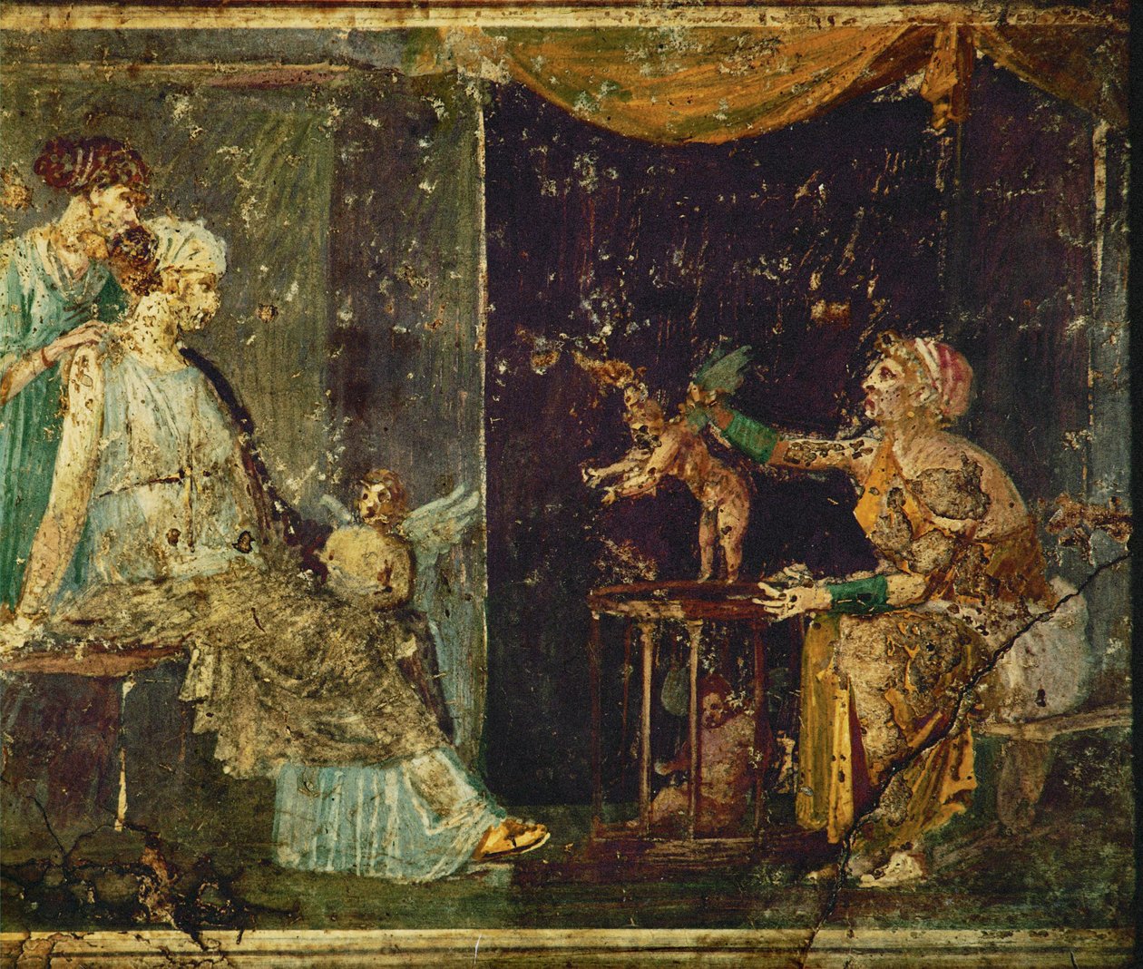 Zwei elegante Damen beim Kuppler von Erich Lessing