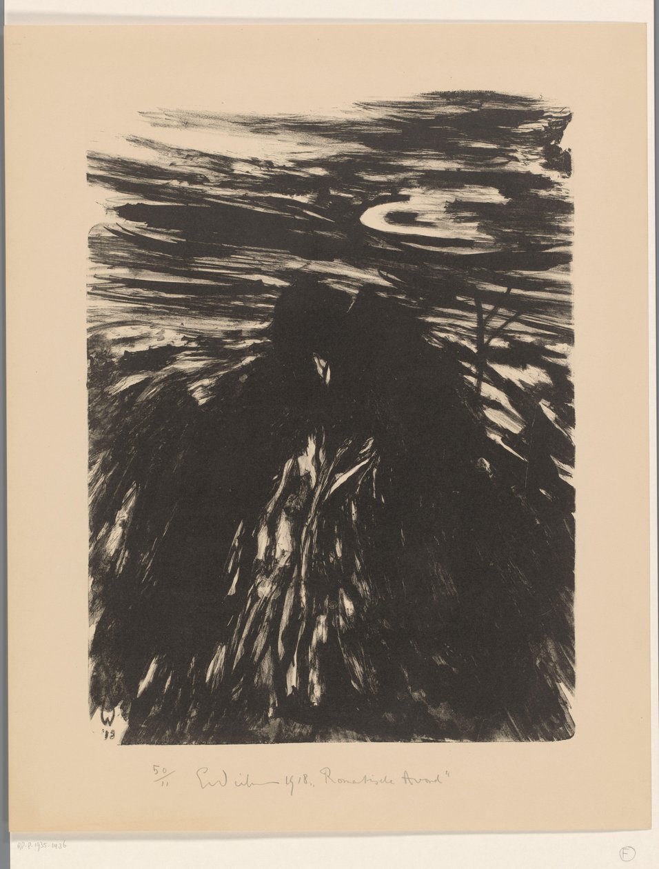 Romantischer Abend von Erich Wichmann (signed by artist)