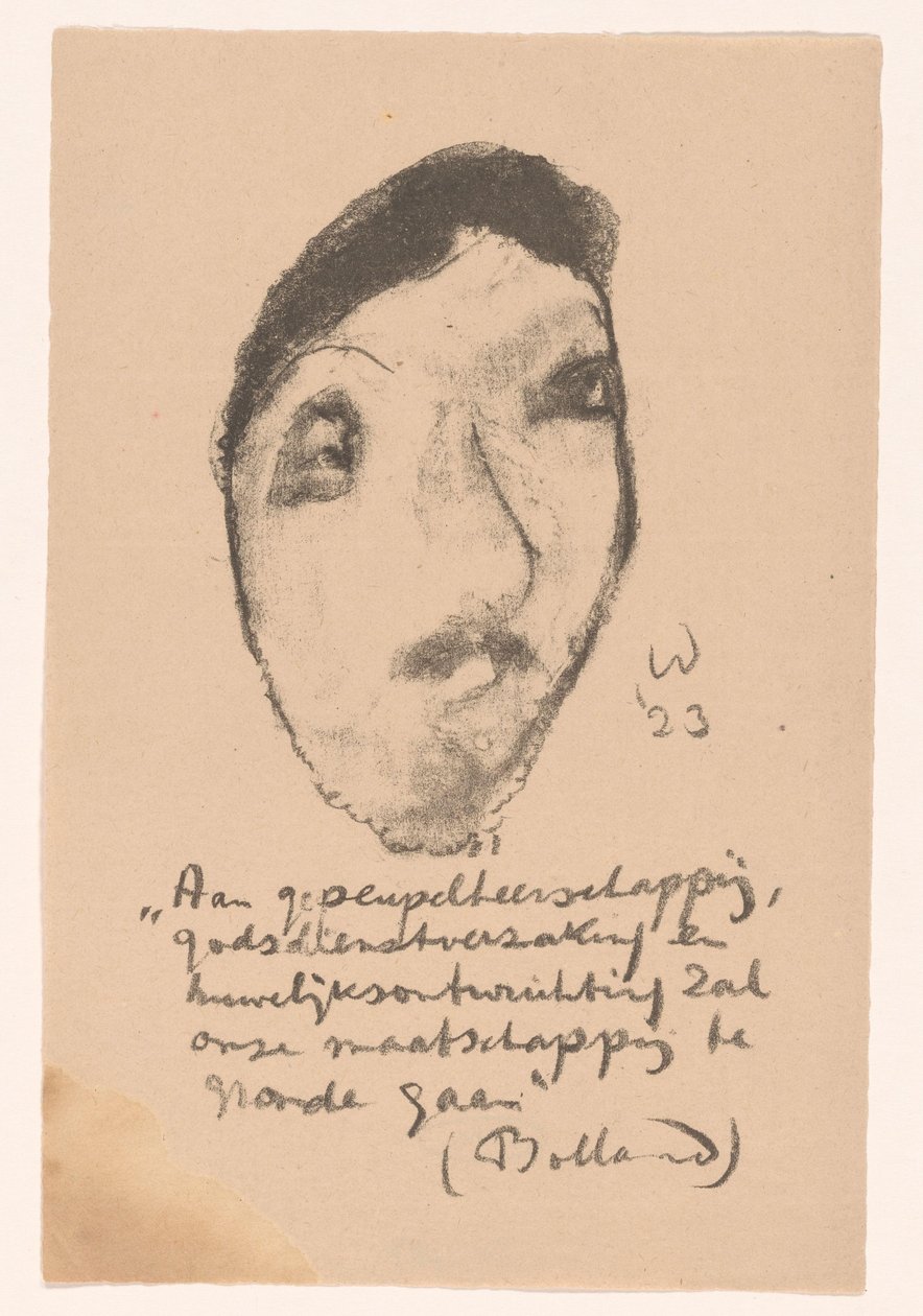Karikatur von Gerard Bolland von Erich Wichmann