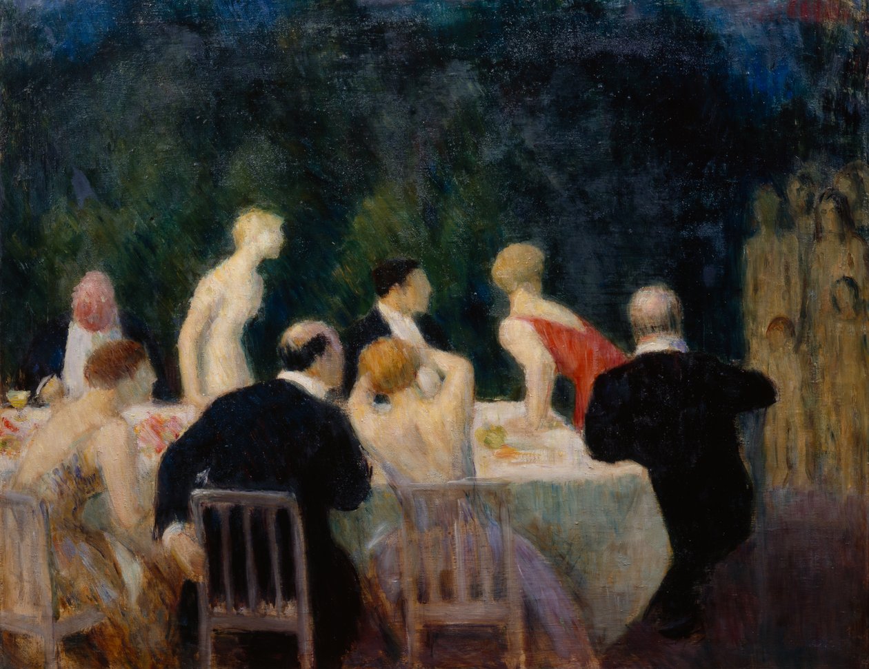 Das Abendessen von Erik Theodor Werenskiold