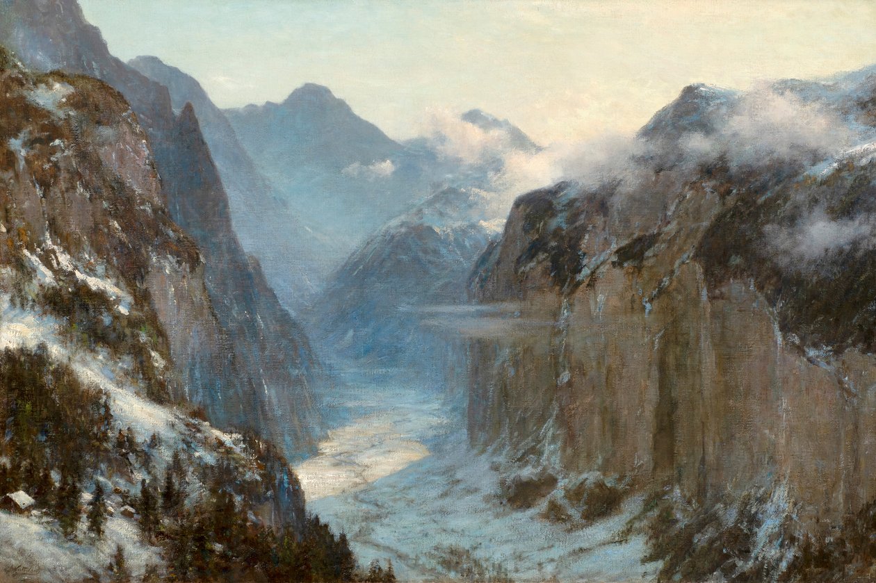 In seiner Hand sind die tiefen Orte der Erde von Ernest Albert Waterlow