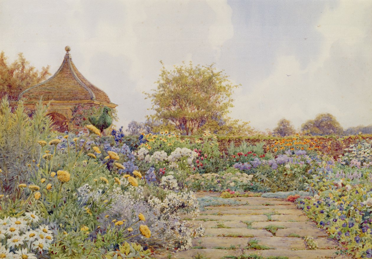 Die Gärten von Chequers Court, Buckinghamshire von Ernest Arthur Rowe
