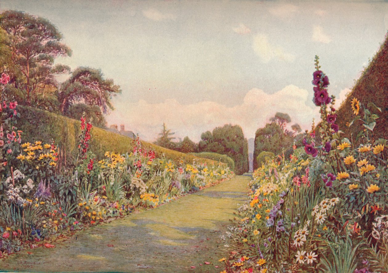 Die lange Grenze, Holme Lacy, 1903 von Ernest Arthur Rowe