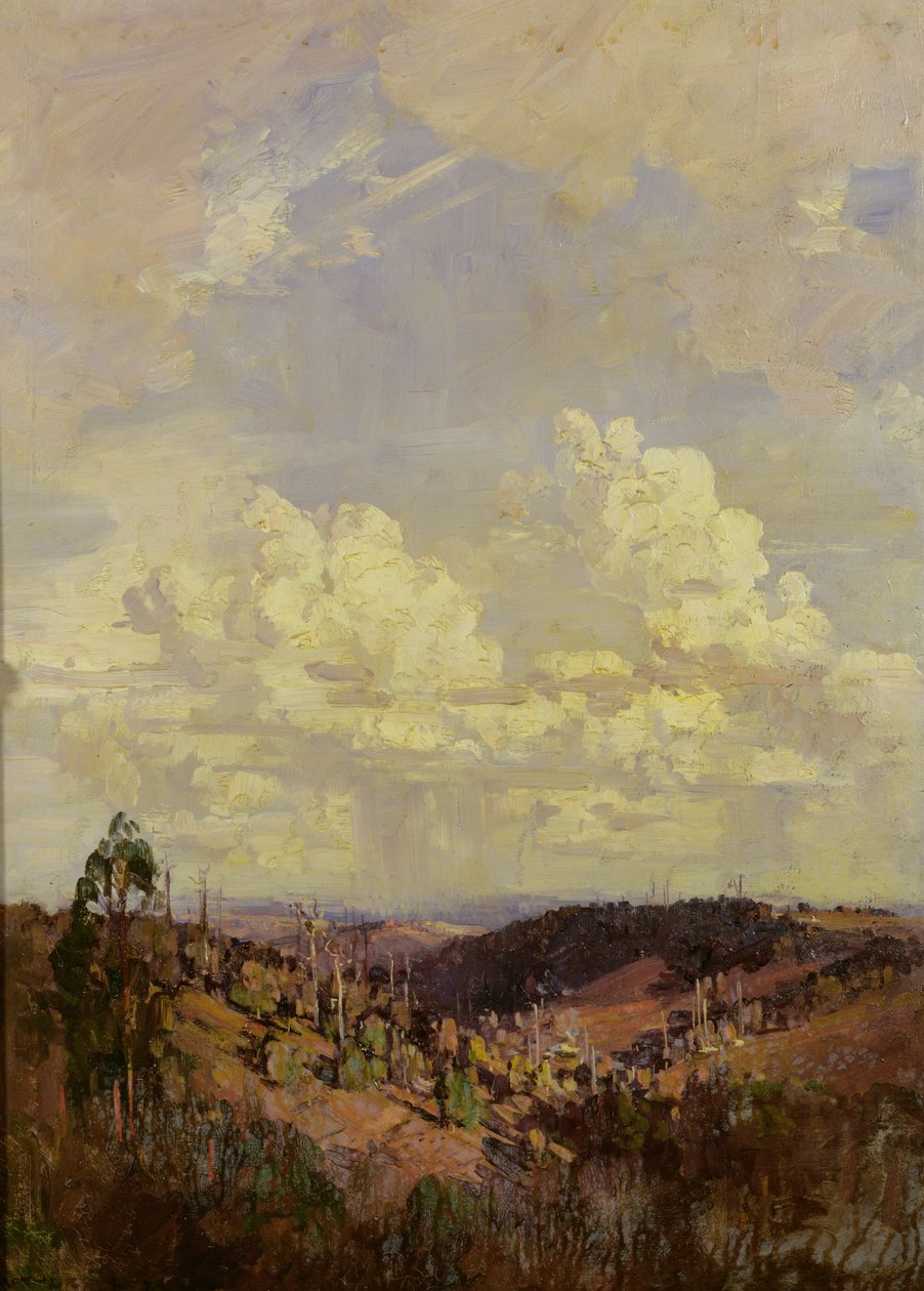 Und lass die Wolken des Abends und des Morgens (Tennyson) von Arthur Streeton