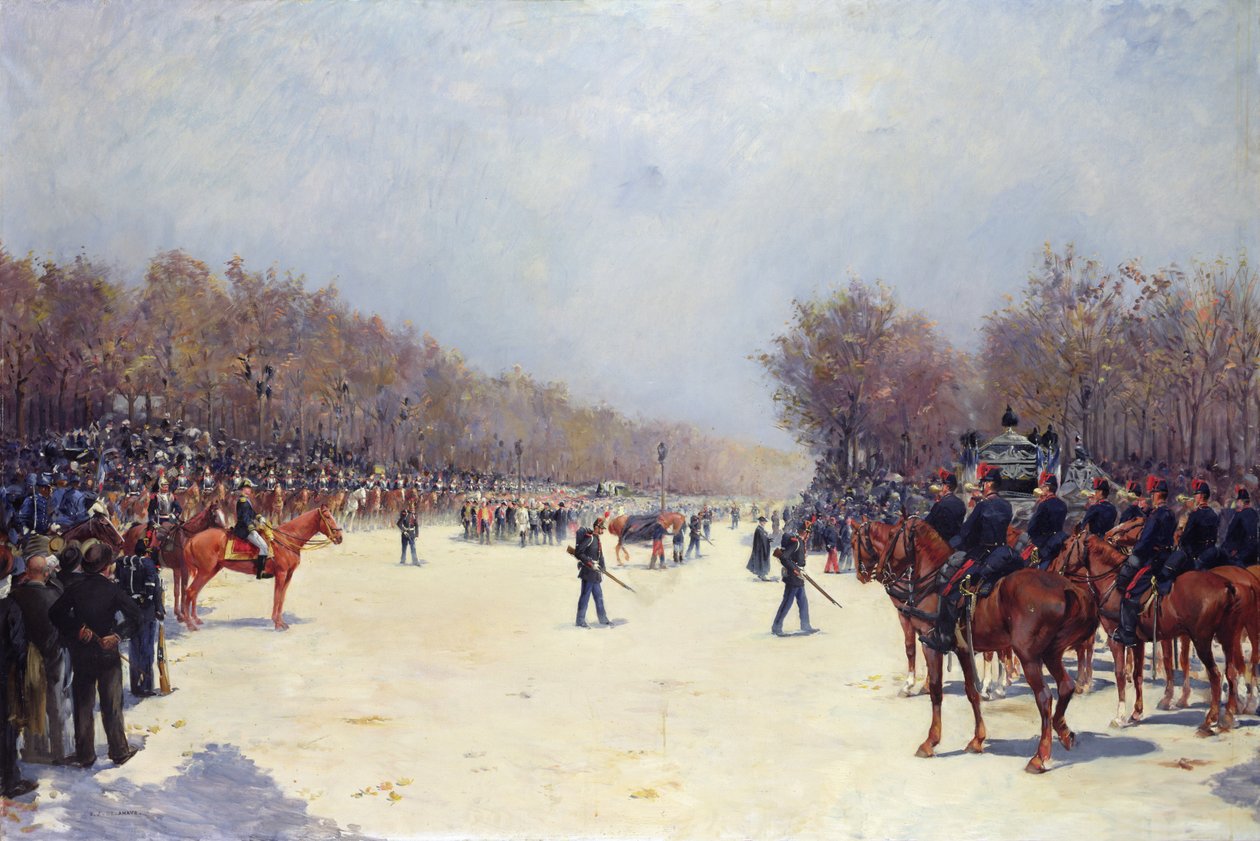 Das Begräbnis von Mac-Mahon, 22. Oktober 1893 von Ernest Jean Delahaye
