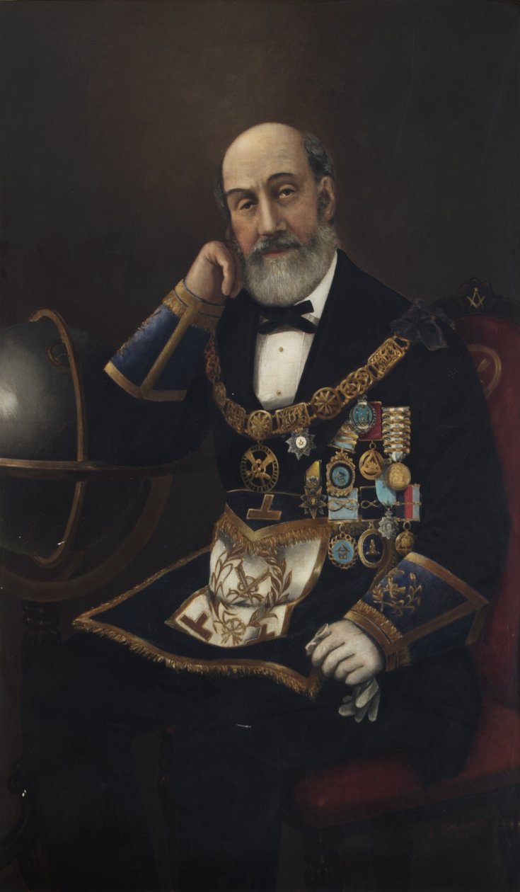 John Morant Hervey, Großsekretär, 1875 von Ernest de Cleichen von Tettenborn