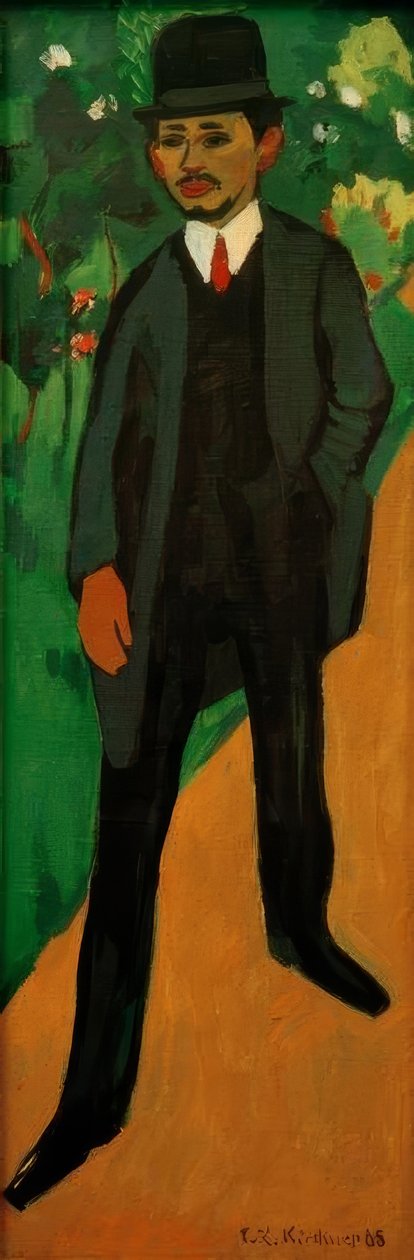 Bildnis Erich Heckel von Ernst Ludwig Kirchner