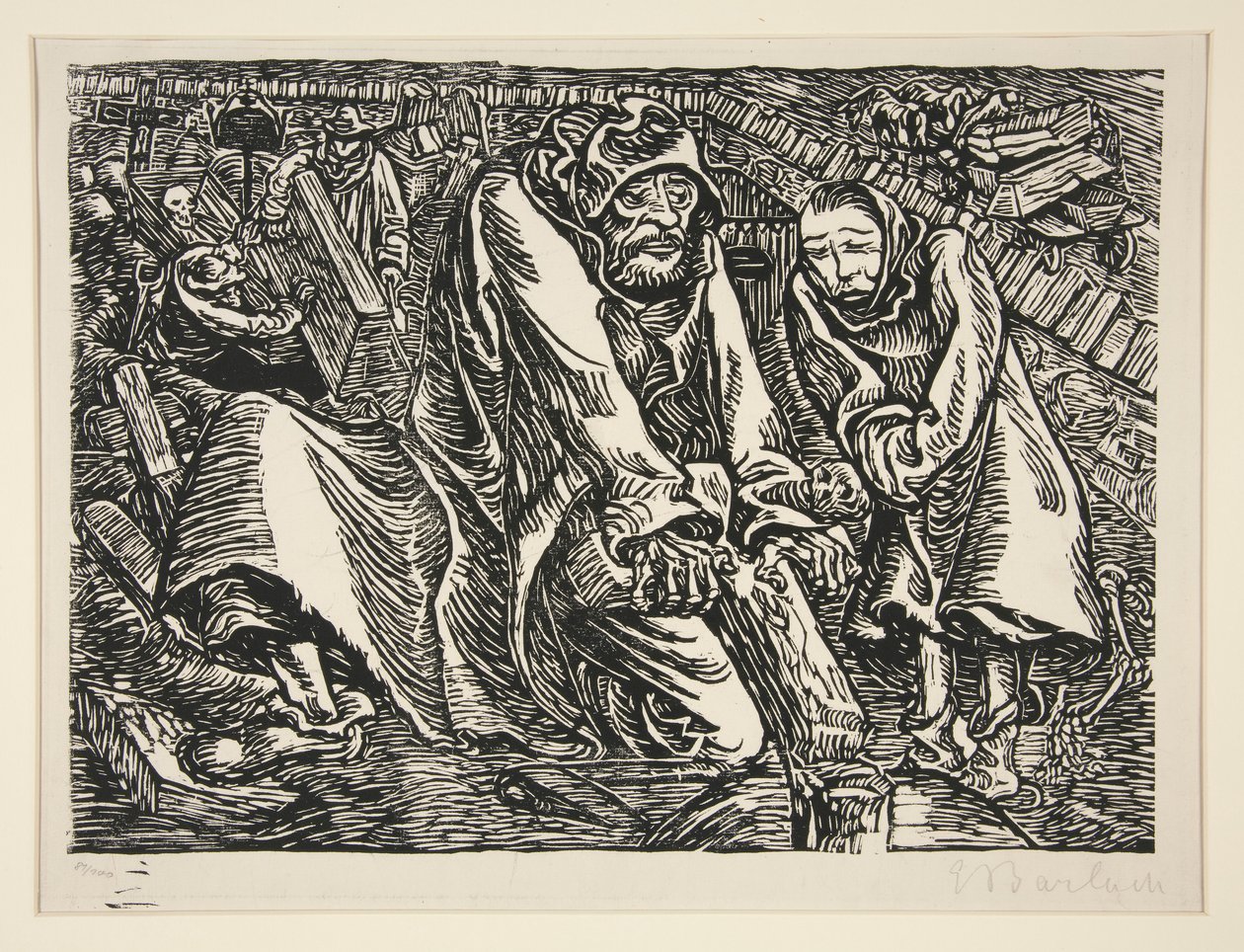 Kreuz- und Grabräuber von Ernst Barlach