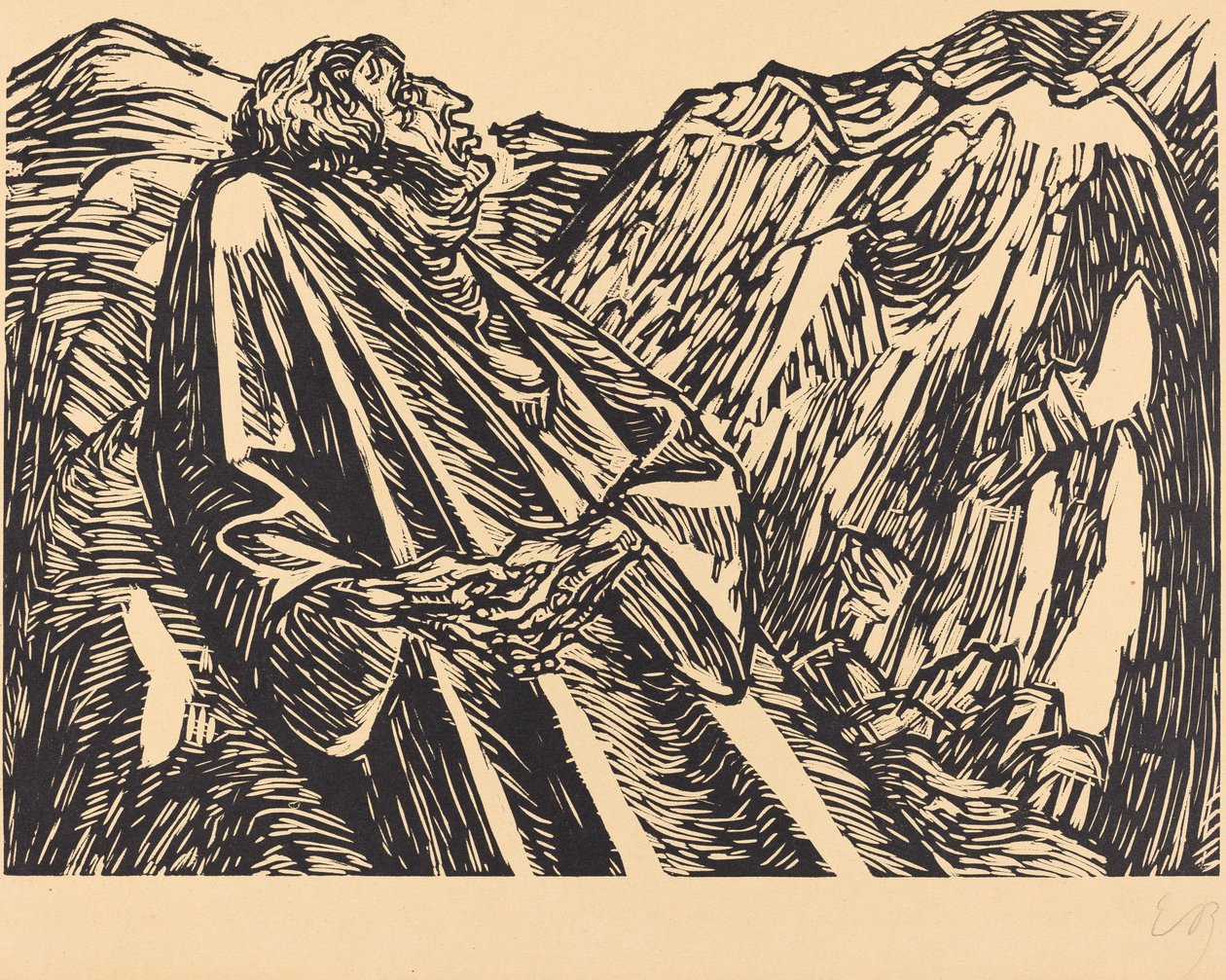 Die Klippen, 1920 von Ernst Barlach