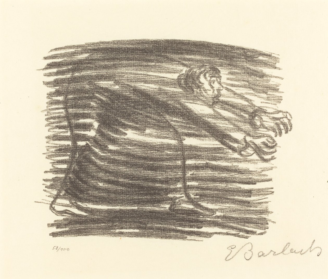 Spaziergang im Schatten von Ernst Barlach