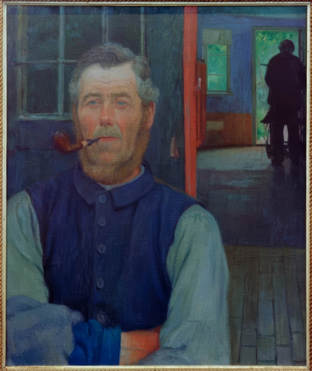 Fischer Rix von Ernst Eitner: Kunstdruck in Museumsqualität