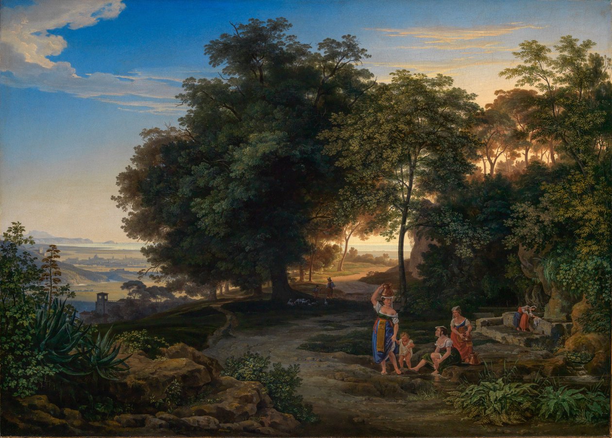 Landschaft im Latinergebirge von Ernst Fries