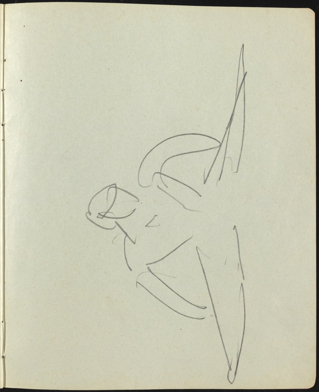 Tänzer und Darsteller Seite aus einem Skizzenbuch, ca. 1911 von Ernst Ludwig Kirchner
