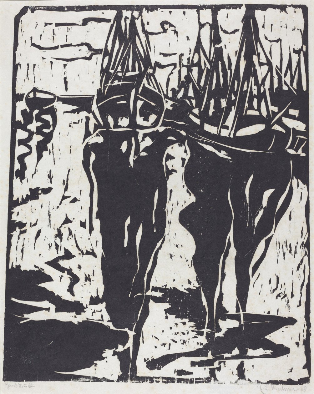 Hafenszene von Ernst Ludwig Kirchner