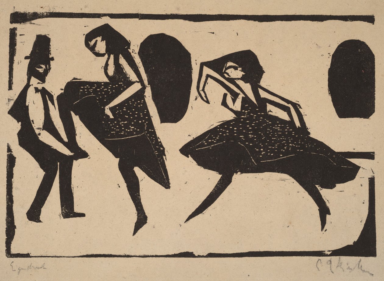 Akrobatischer Tanz von Ernst Ludwig Kirchner