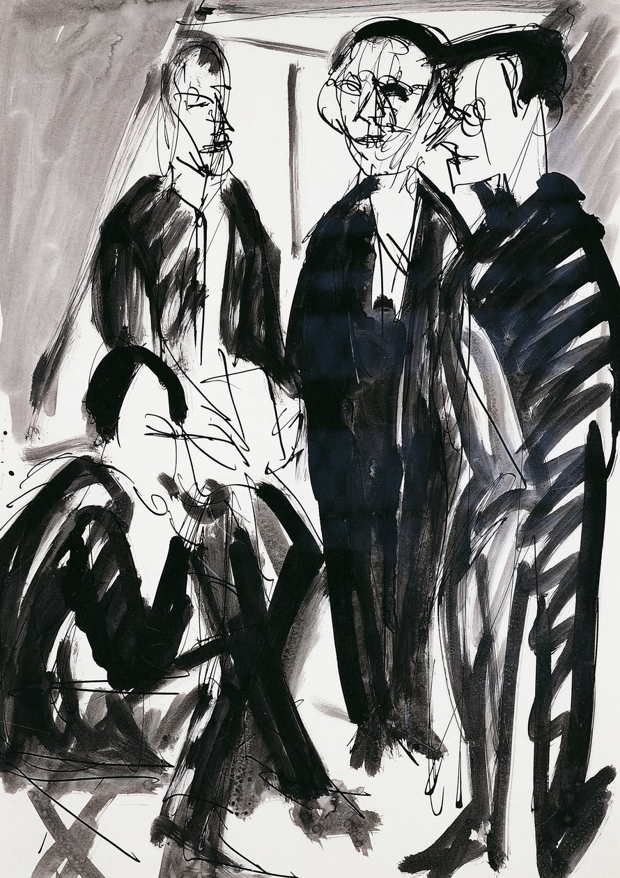 Künstler und Die Brücke Gruppe in Dresden von Ernst Ludwig Kirchner