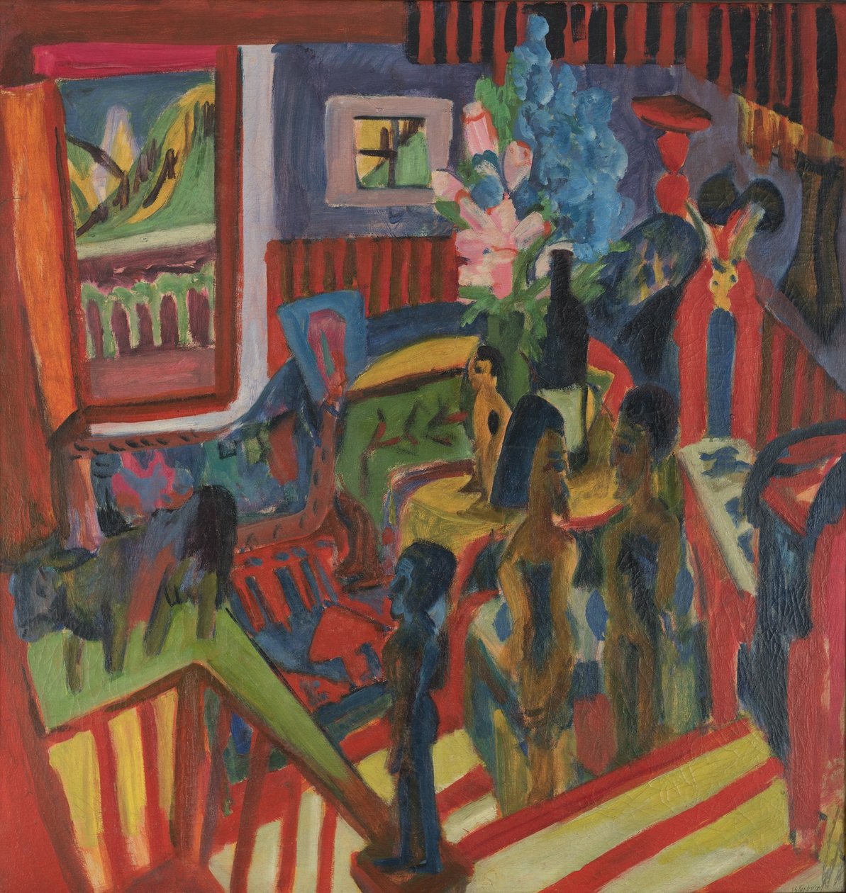 Atelierecke von Ernst Ludwig Kirchner