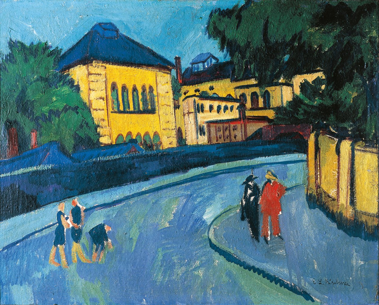 Dresden, Friedrichstadt von Ernst Ludwig Kirchner