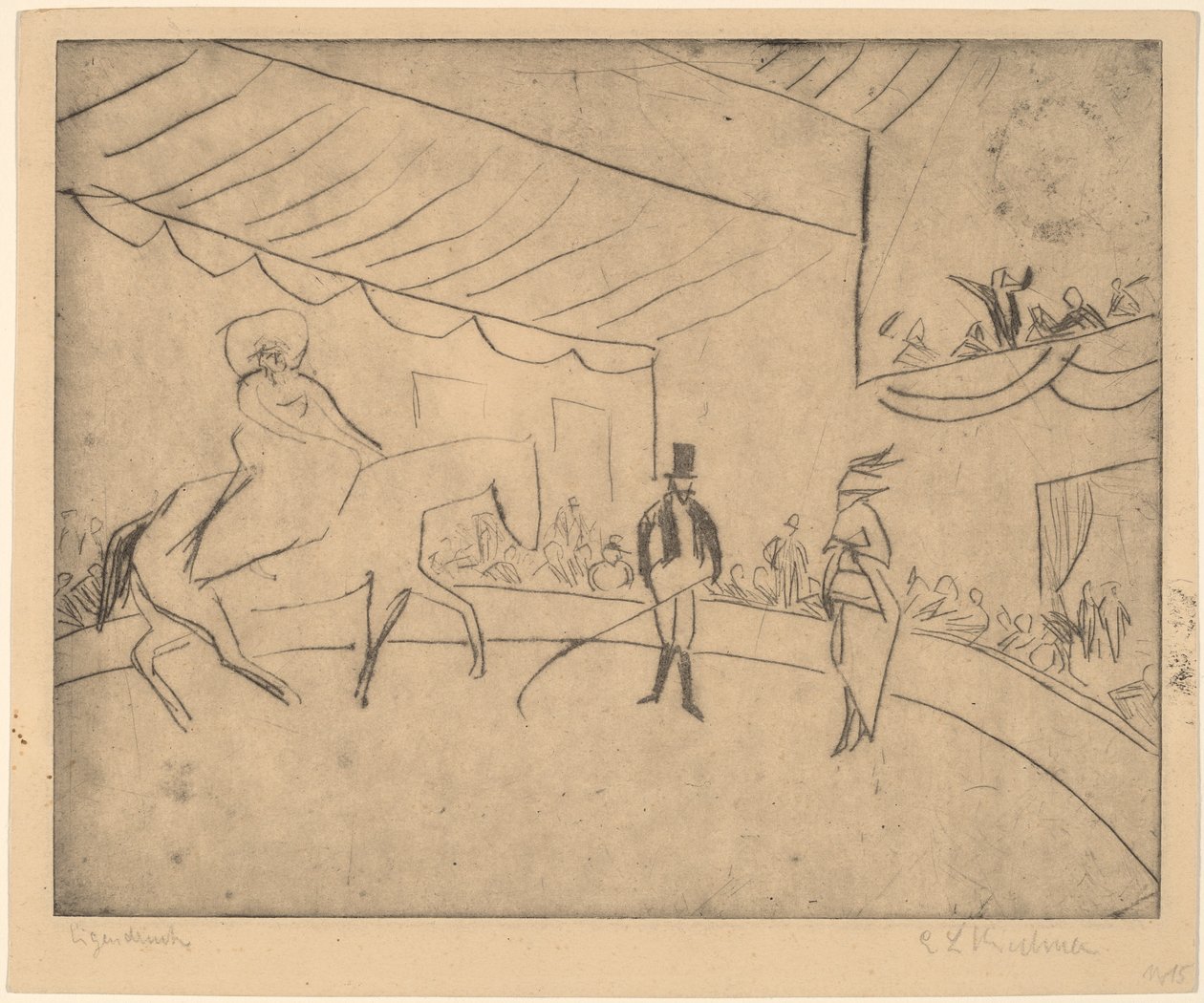 Hippodrom von Ernst Ludwig Kirchner