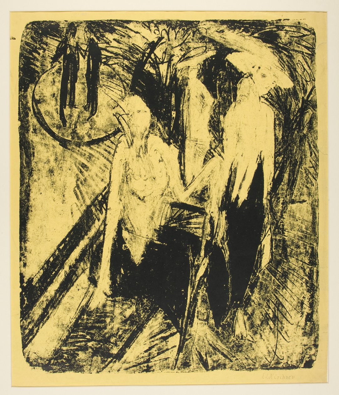 Kokotten am Kurfürstendamm von Ernst Ludwig Kirchner