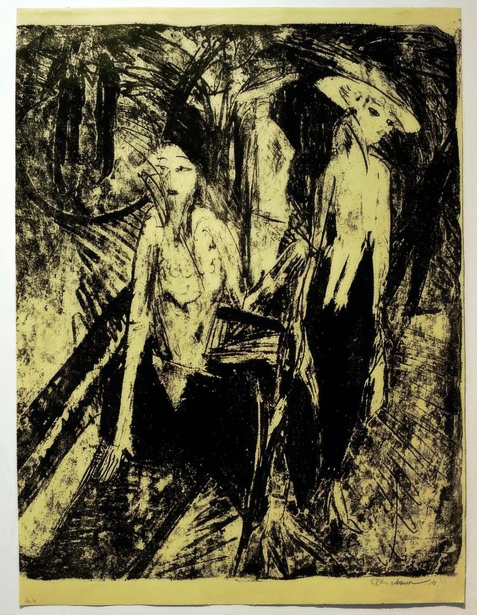 Kokotten auf dem Kurfürstendamm von Ernst Ludwig Kirchner