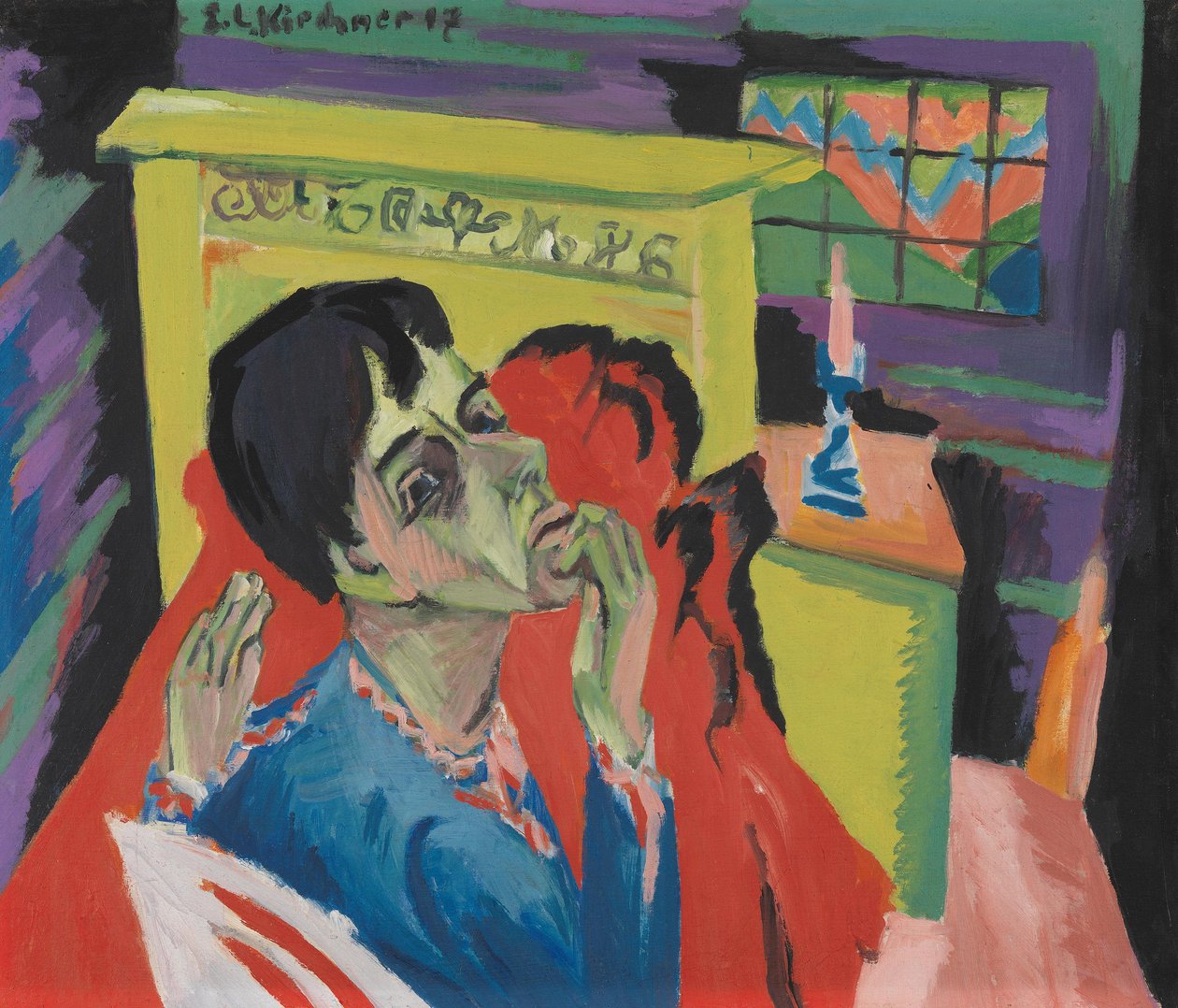 Selbstbildnis als Kranker (Der Kranke) von Ernst Ludwig Kirchner