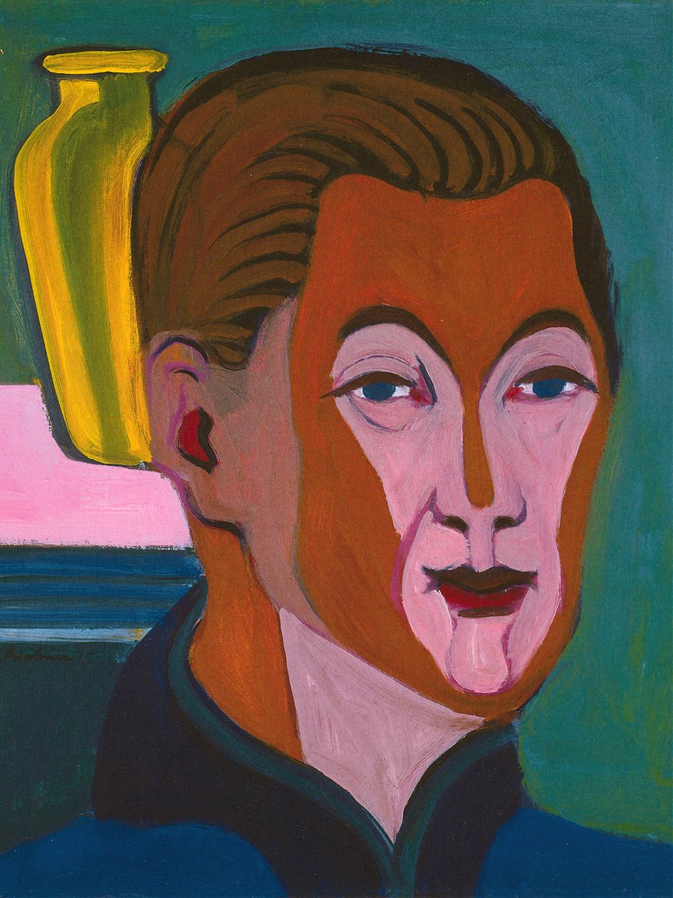 Selbstporträt, 1925 von Ernst Ludwig Kirchner