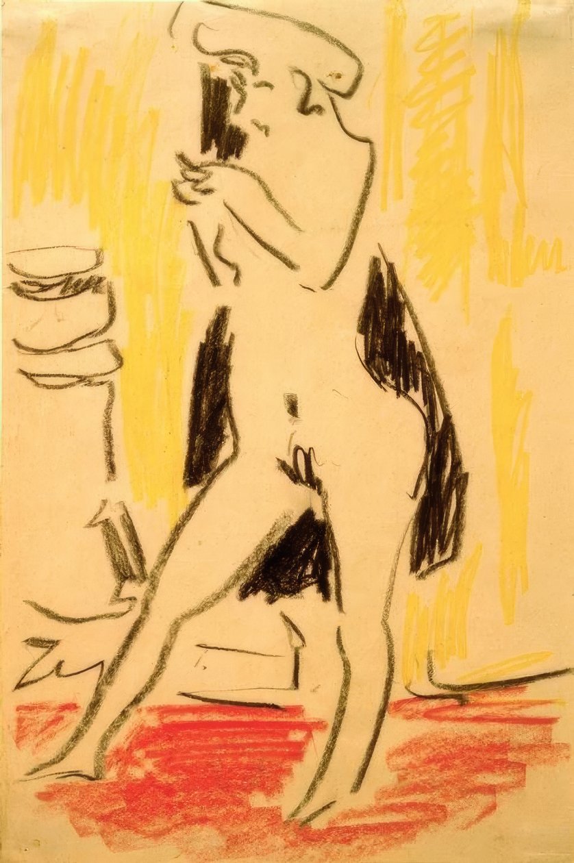 Weibliches Modell von Ernst Ludwig Kirchner