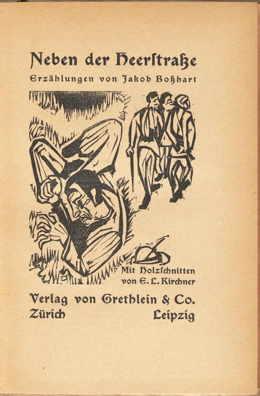 Neben der Heerstraße von Ernst Ludwig Kirchner and Jacob Bosshart