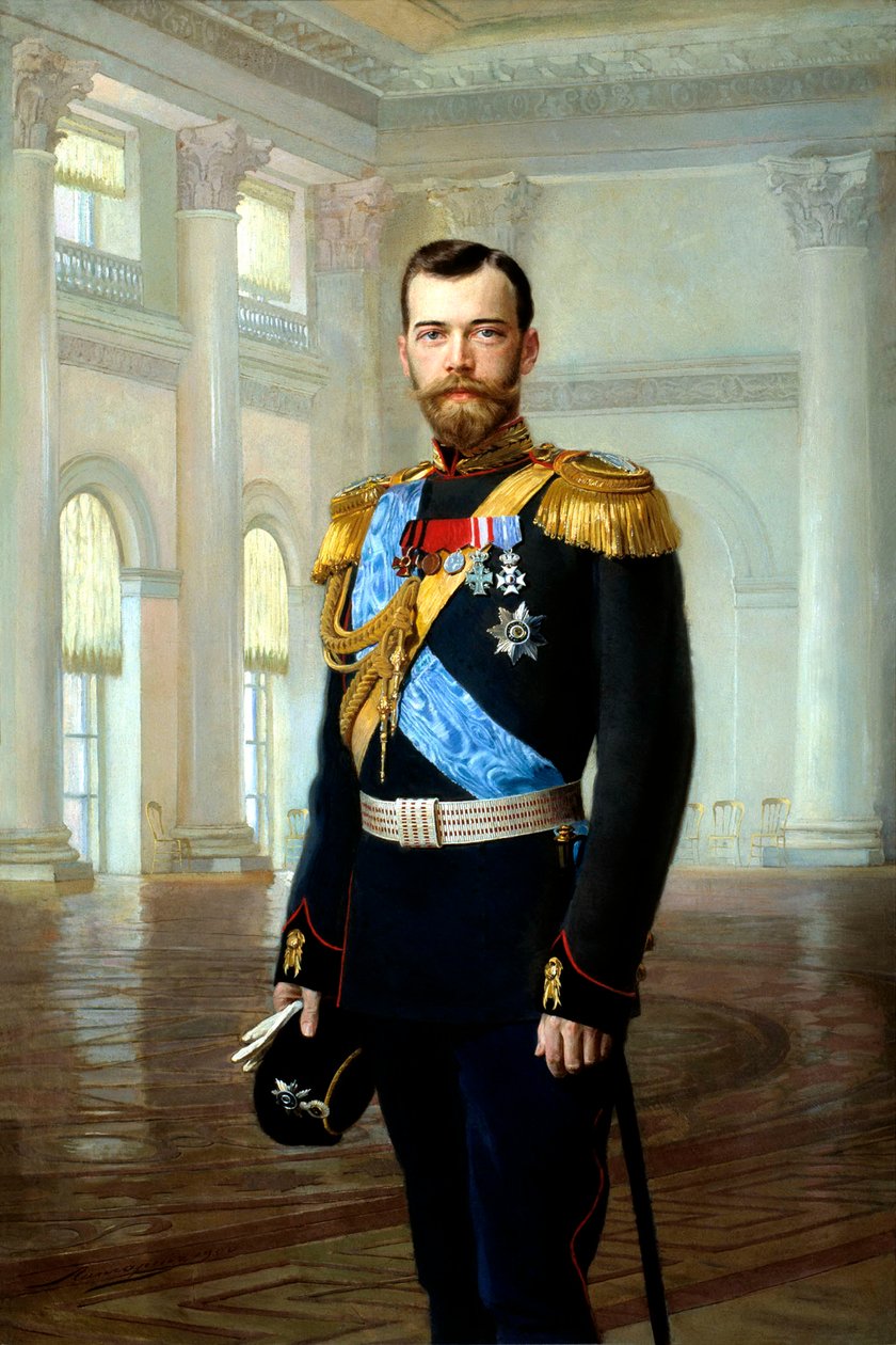 Porträt von Kaiser Nikolaus II., 1900 von Ernst von Liphart