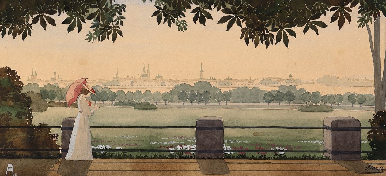 Platz auf Marly, Lübeck von Erwin Barth