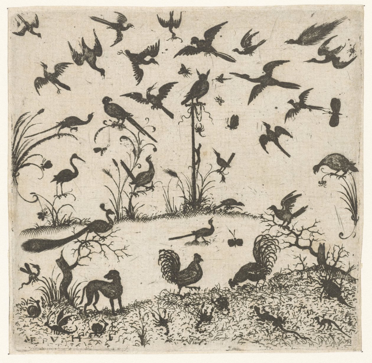 Vögel von Esaias van Hulsen
