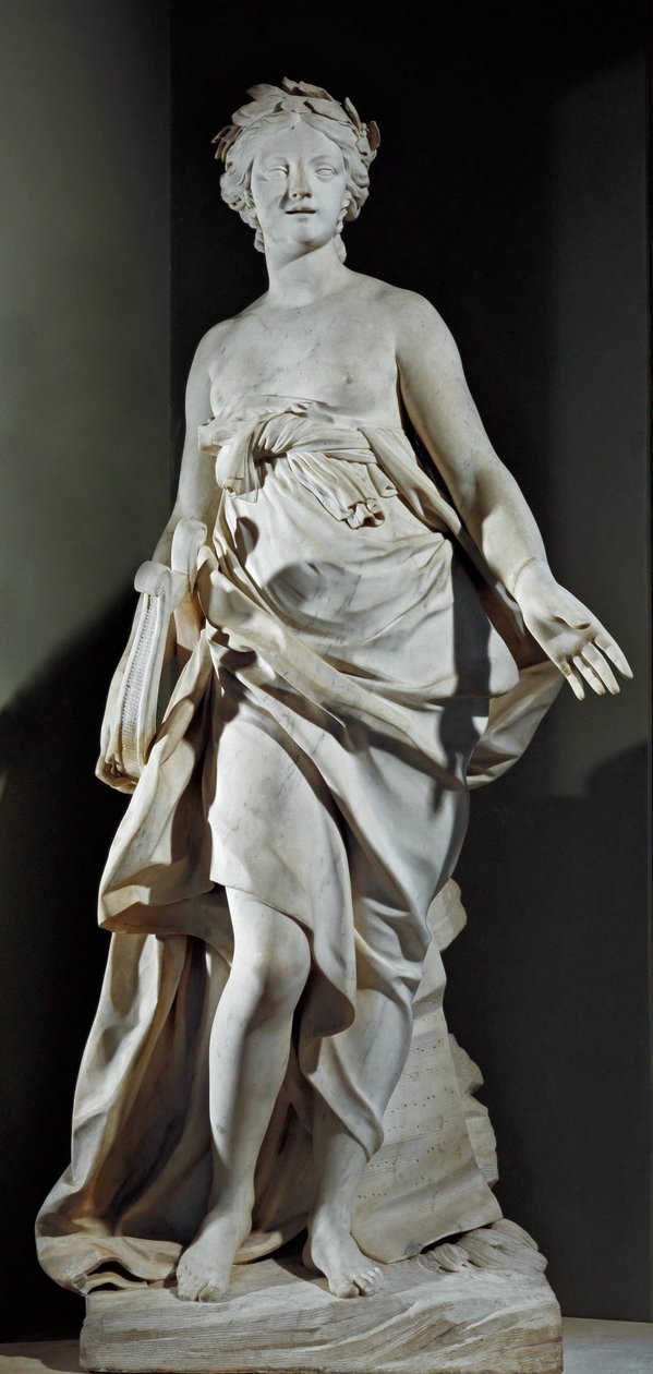 Die Musik, Skulptur bestellt von Mme von Etienne Maurice Falconet