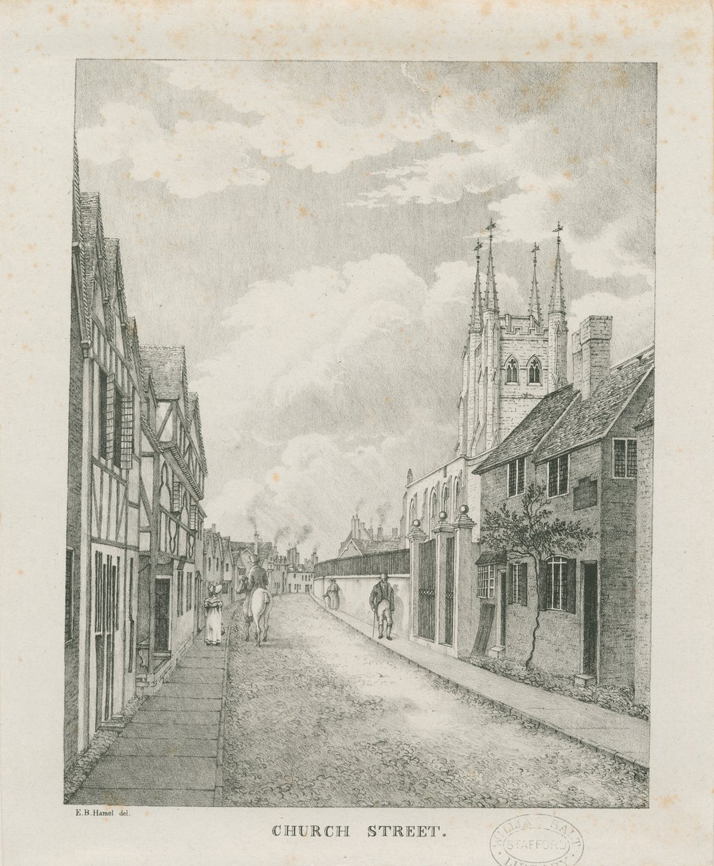 Tamworth - Church Street von Etienne Bruno Hamel
