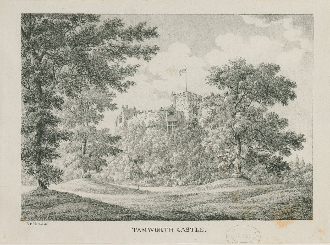 Tamworth Schloss von Etienne Bruno Hamel