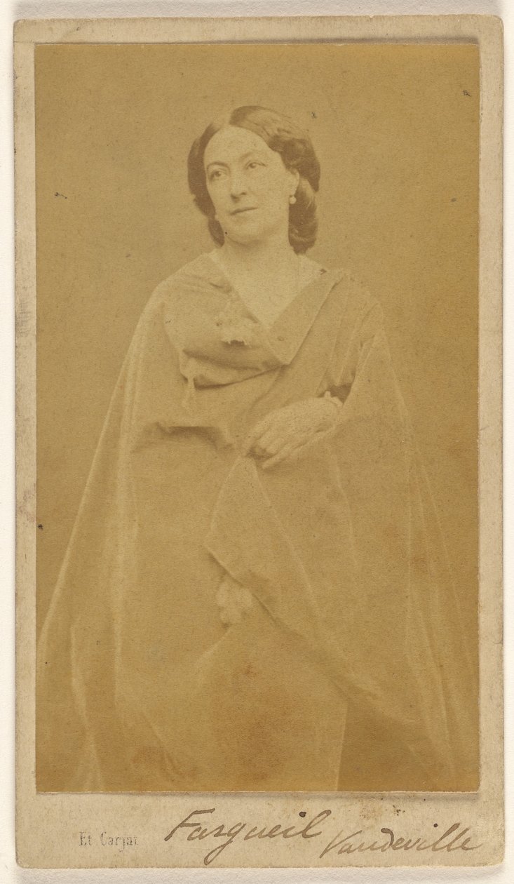 Anais Fargueil, Vaudeville von Etienne Carjat