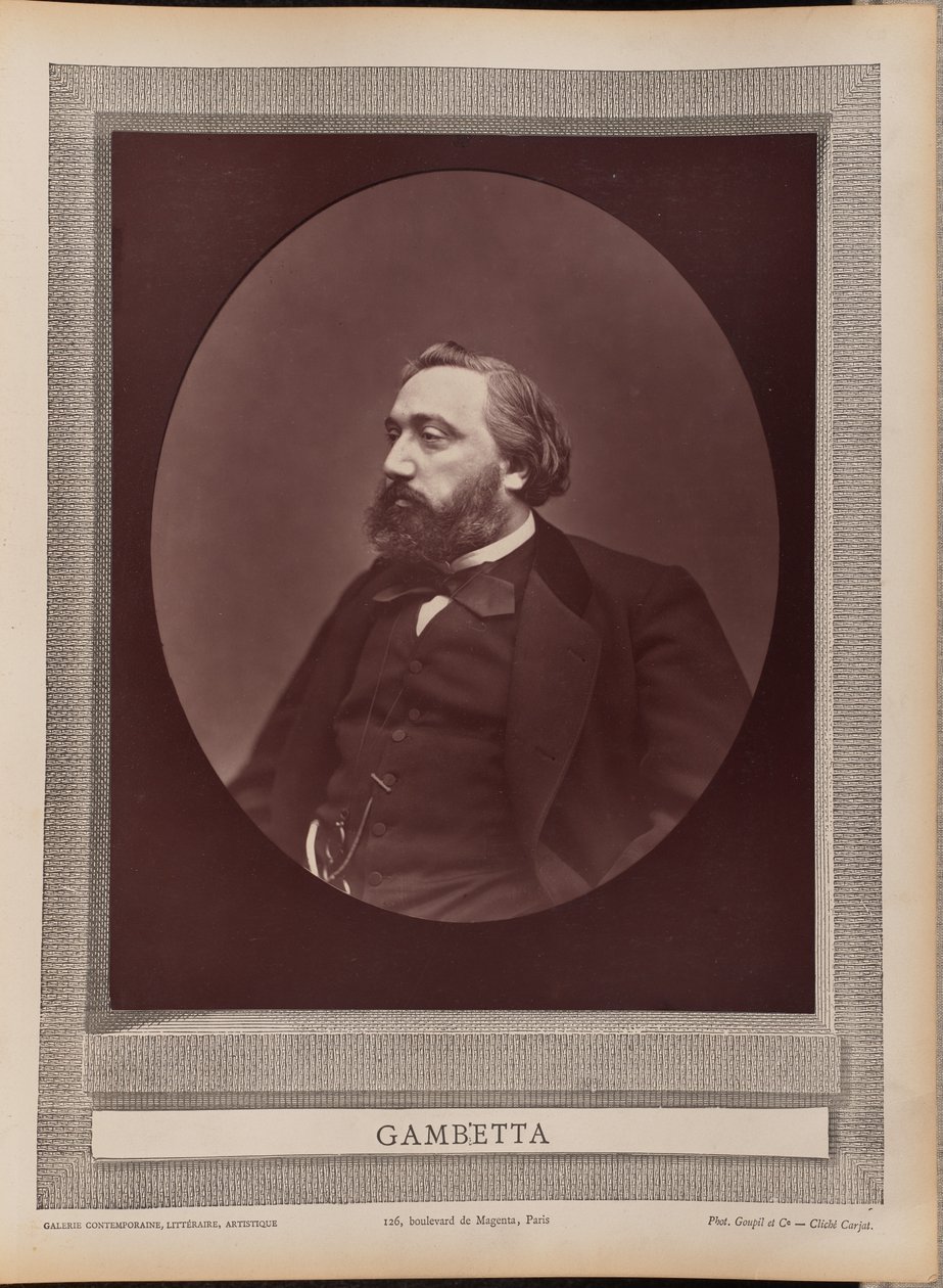 Gambetta von Etienne Carjat